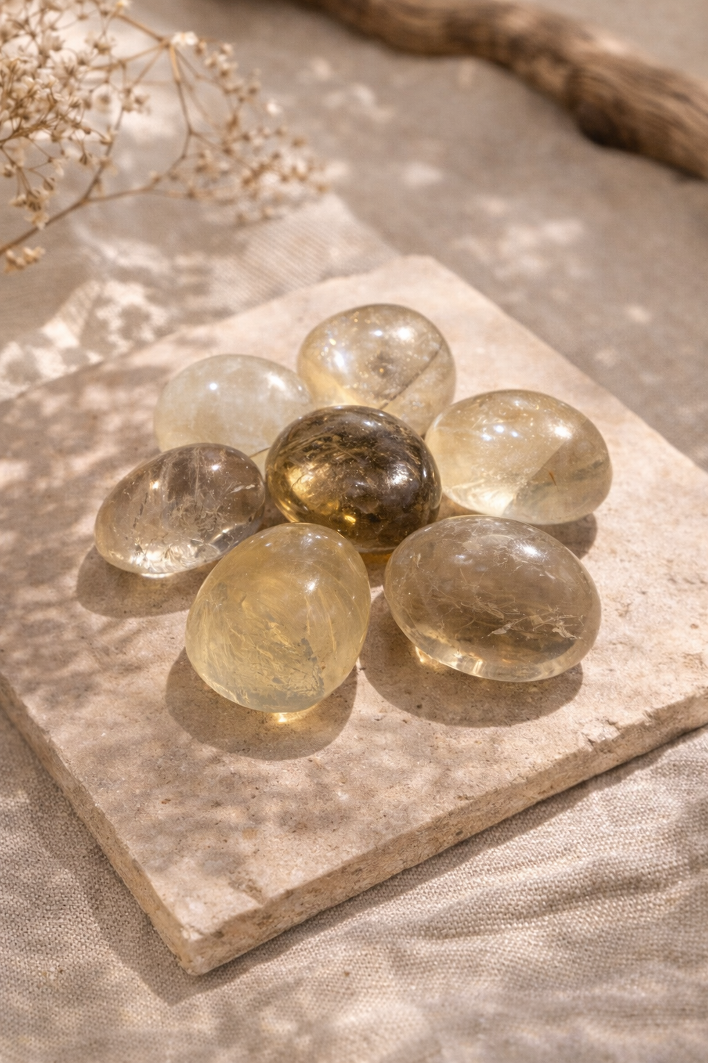 Citrine - Natural Healing Tumbles stone
