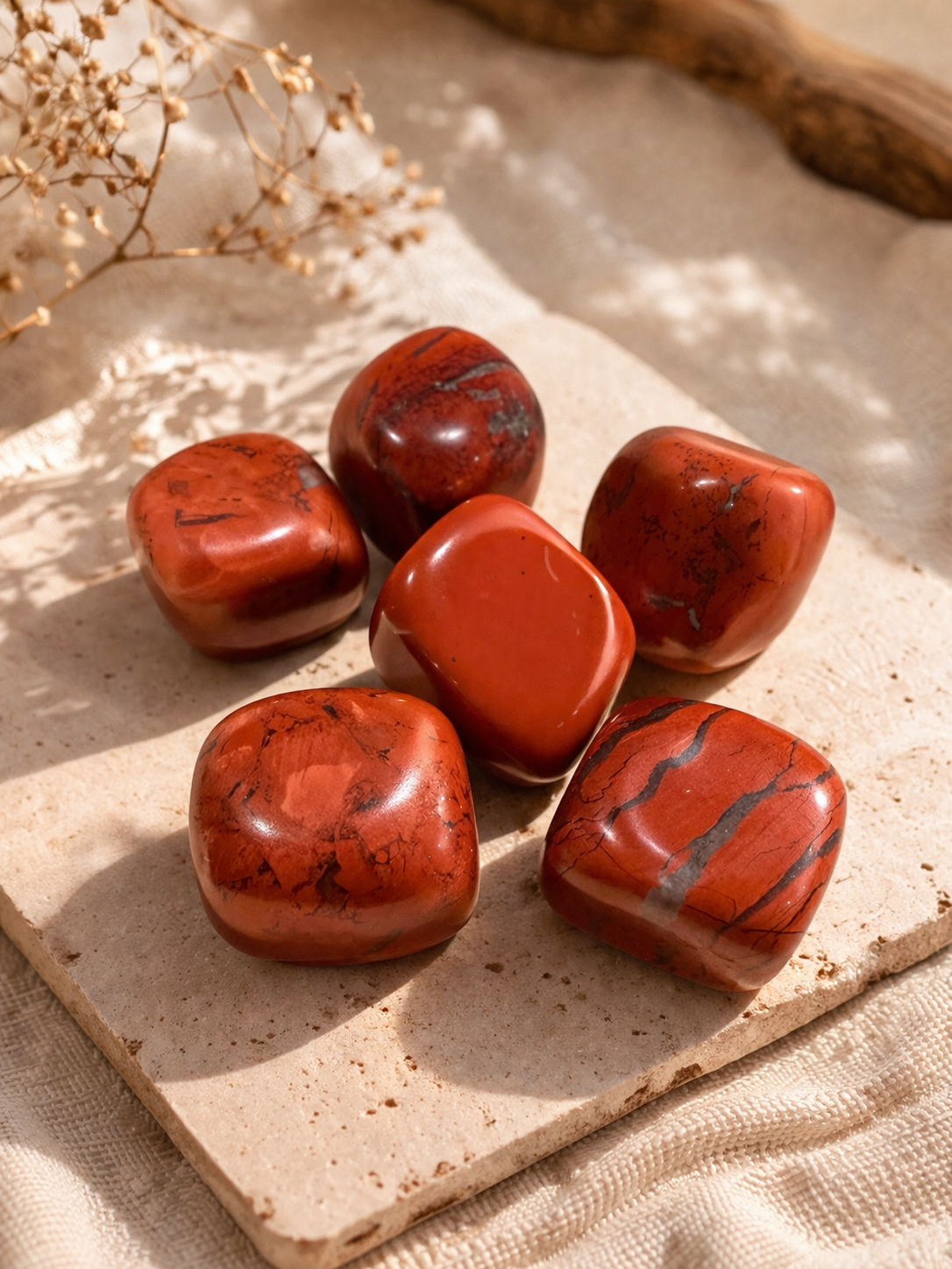 Red Jasper - Natural Healing Tumbled Crystal
