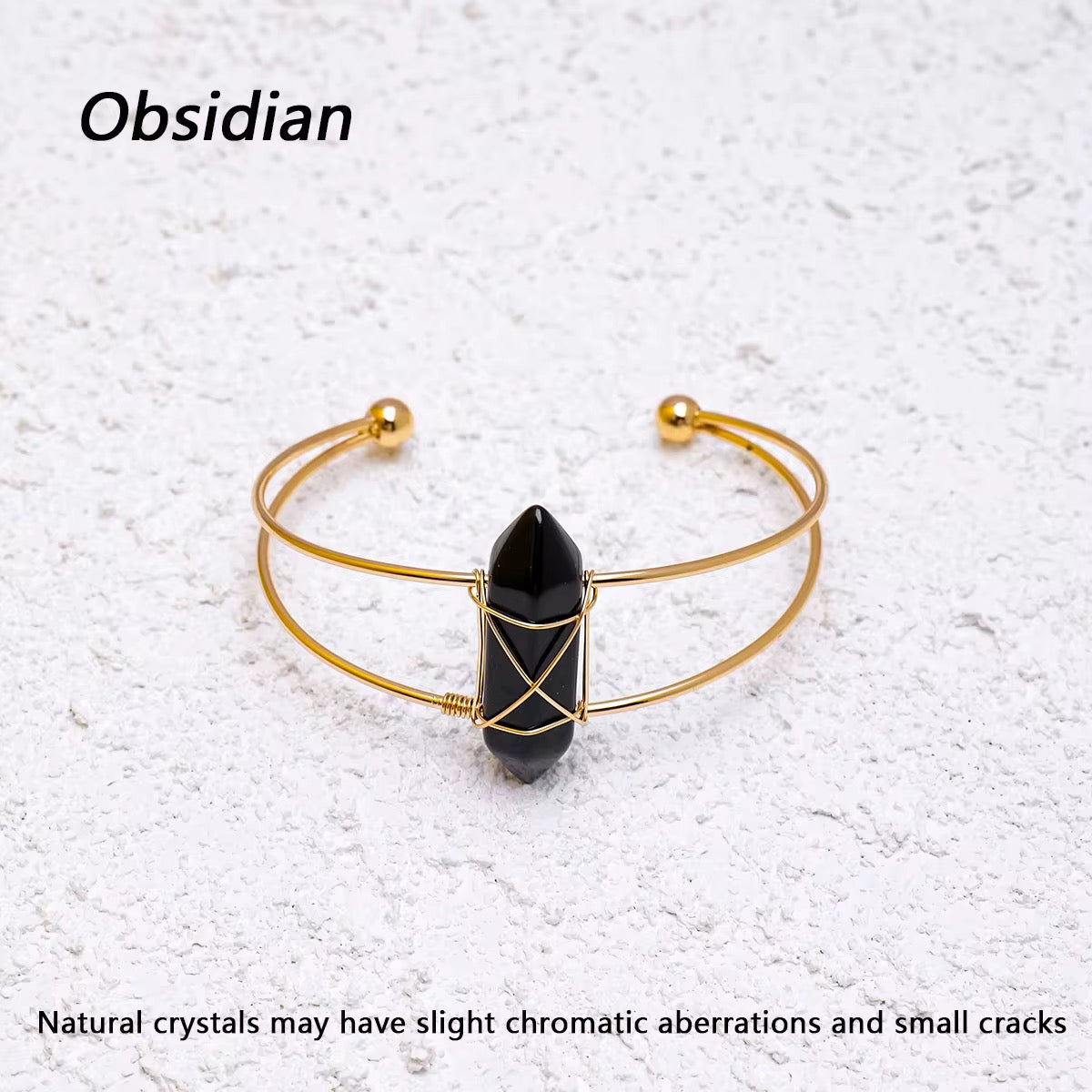 Natural Crystal Double Point Bracelet