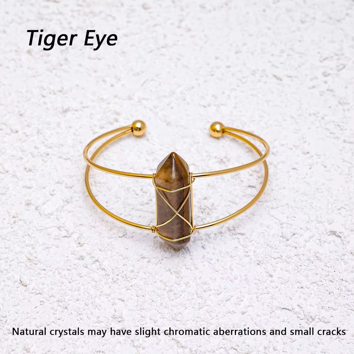 Natural Crystal Double Point Bracelet