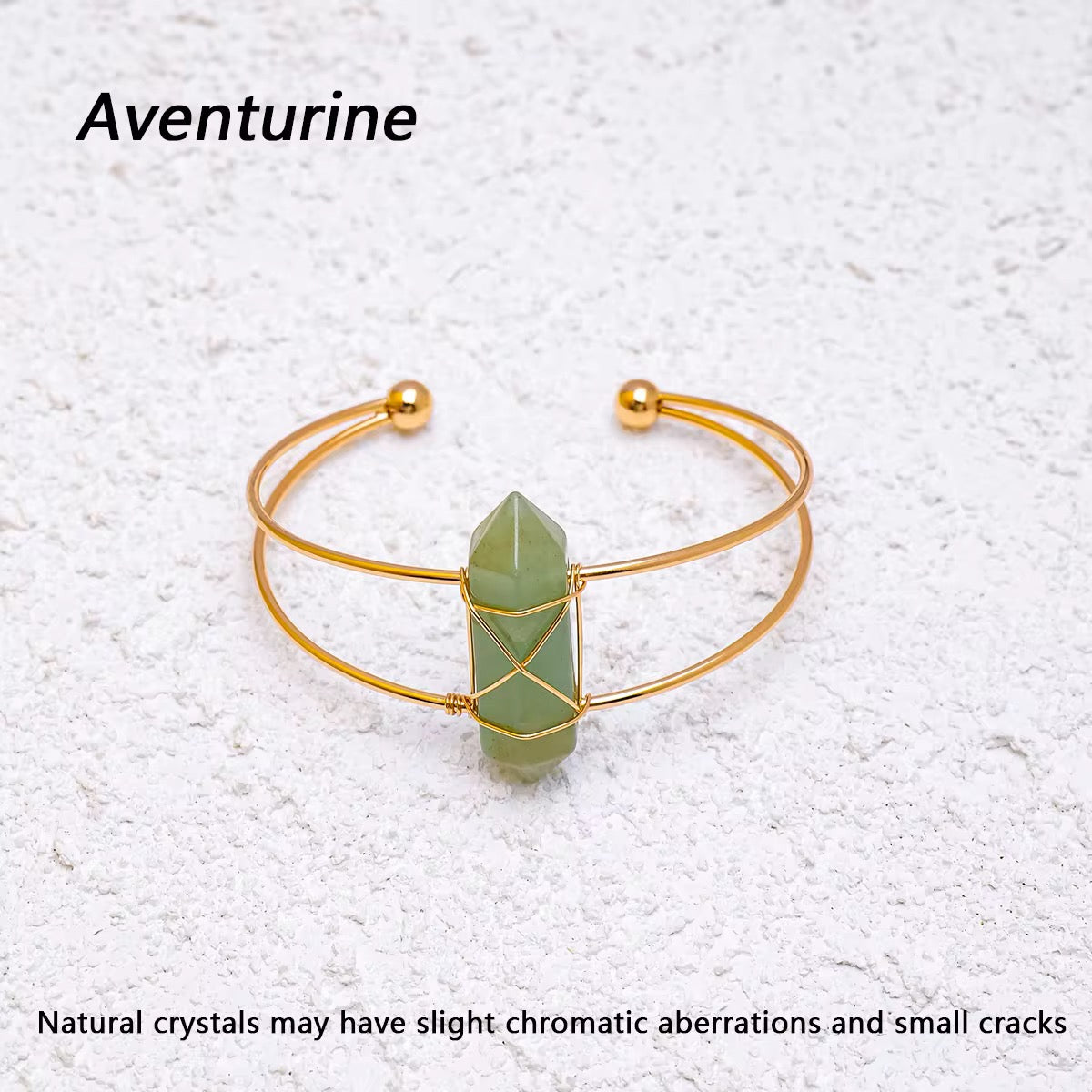 Natural Crystal Double Point Bracelet