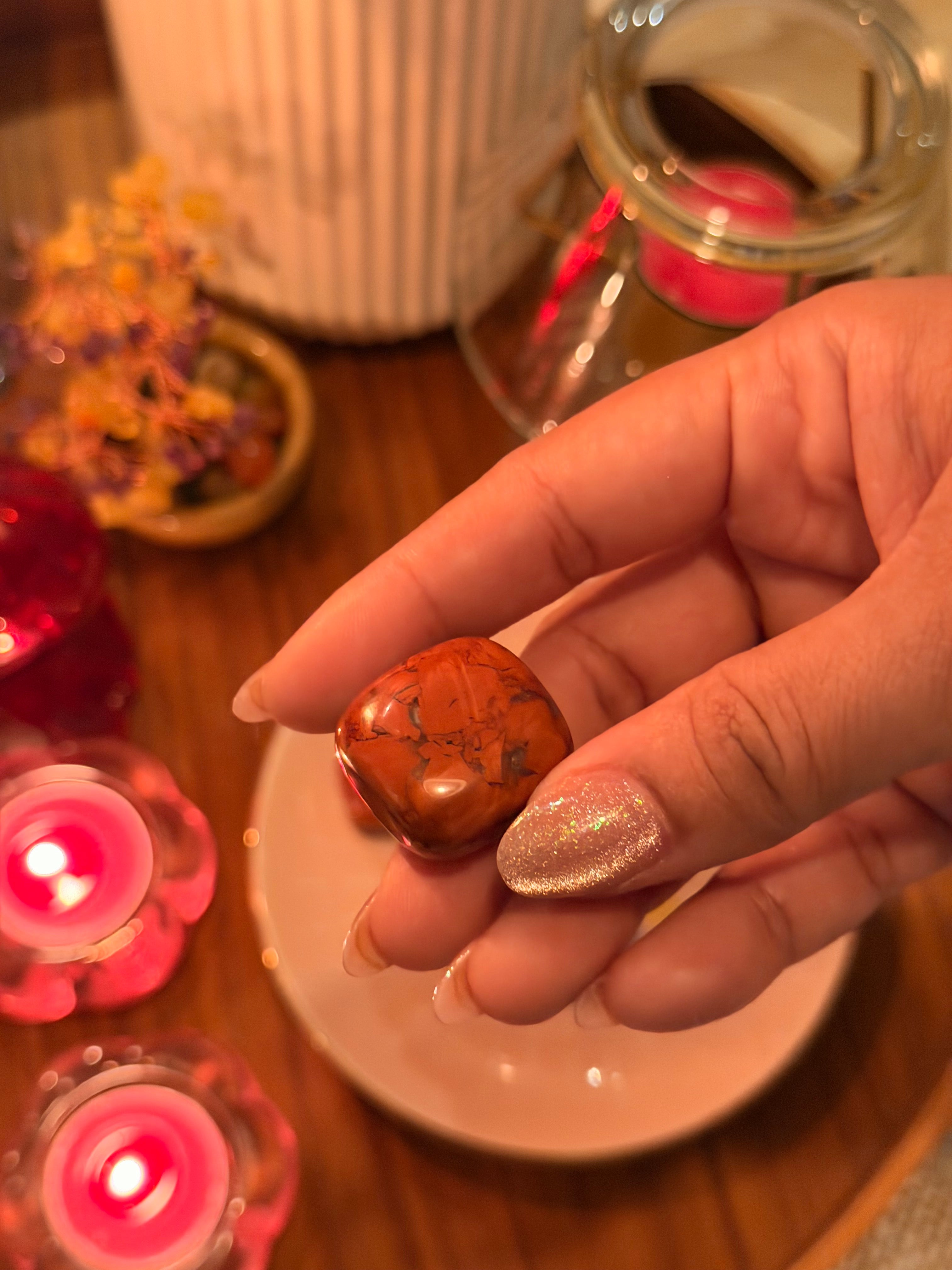 Red Jasper - Natural Healing Tumbled Crystal